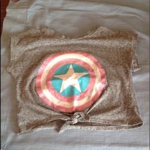 A Captain America kids shirt